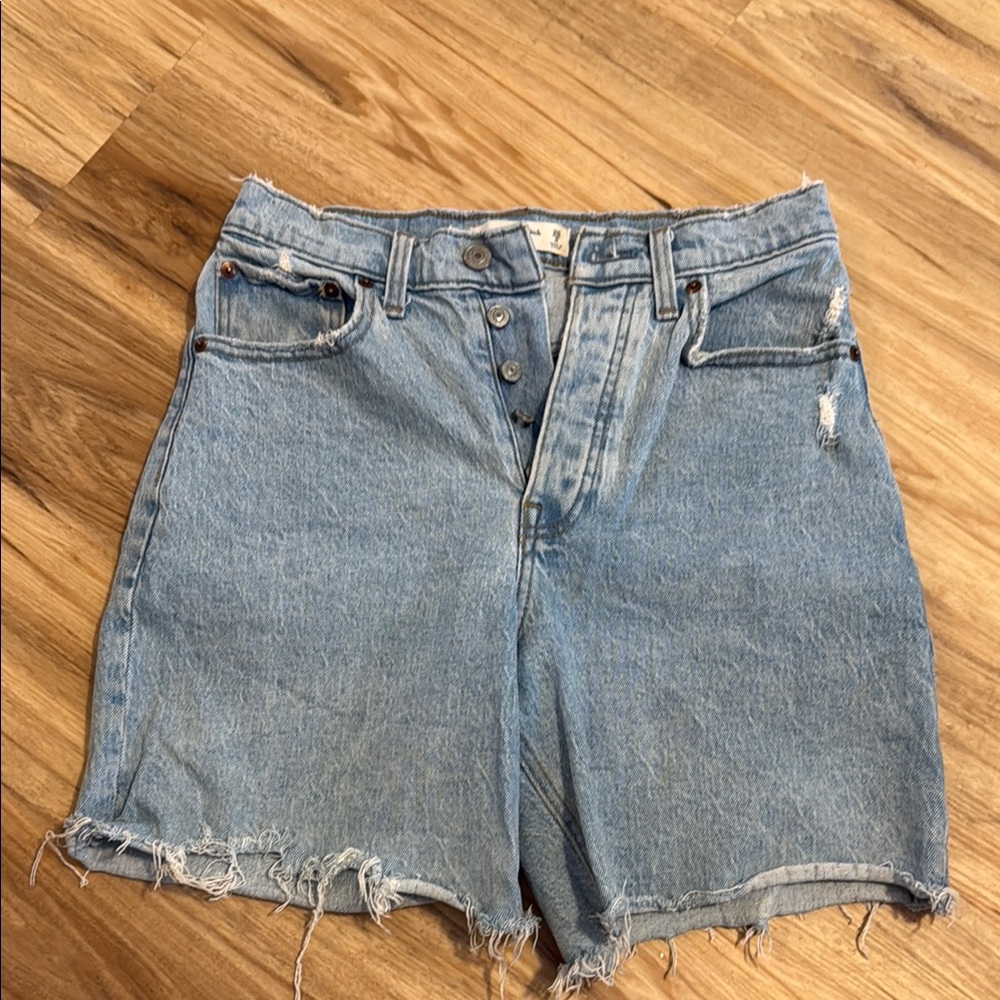 A&F Denim Dad Shorts